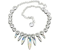 Diamond Sky Jewelry Kaklo papuošalas moterims DiamondSky „Atlantis (Aurora Borealis)“ su Swarovski kristalais