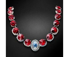 Diamond Sky Jewelry Kaklo papuošalas moterims DiamondSky „Safi's Charm“ su Swarovski kristalais