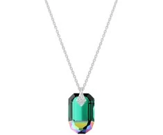 Diamond Sky Jewelry Kaklo papuošalas moterims DiamondSky "Symbiosis (Emerald Scarabaeus Greeen)" su Swarovski kristalais