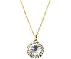 Diamond Sky Jewelry Kaklo papuošalas moterims DaimondSky „Clarice“ su Swarovski kristalais