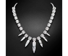 Diamond Sky Jewelry Kaklo papuošalas moterims DiamondSky „Atlantis“ su Swarovski kristalais