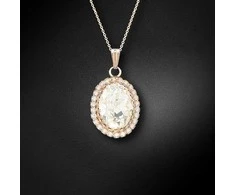 Diamond Sky Jewelry Kaklo papuošalas moterims DiamondSky "Solar Illusion" su Swarovski kristalais