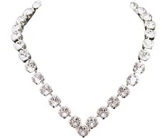 Diamond Sky Jewelry Kaklo papuošalas moterims DiamondSky „Crystal Thread“ su Swarovski kristalais