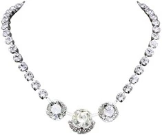 Diamond Sky Jewelry Kaklo papuošalas moterims DiamondSky „Glare“ su Swarovski kristalais