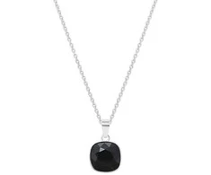 Diamond Sky Jewelry Kaklo papuošalas moterims DiamondSky "Glare (Jet)" su Swarovski kristalais