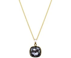 Diamond Sky Jewelry Kaklo papuošalas moterims DiamondSky "Fantasy II (Sidabrinis Night)" su Swarovski kristalais
