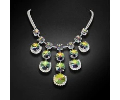 Diamond Sky Jewelry Kaklo papuošalas moterims DiamondSky „Vortex III“ su Swarovski kristalais