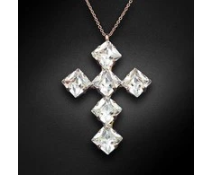 Diamond Sky Jewelry Kaklo papuošalas moterims DiamondSky "Uni" su Swarovski kristalais