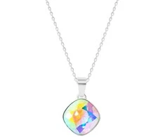 Diamond Sky Jewelry Kaklo papuošalas moterims DiamondSky "Glare II (Aurora Borealis)" su Swarovski kristalais