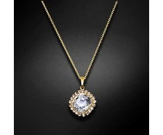 Diamond Sky Jewelry Kaklo papuošalas moterims DiamondSky Glare III su Swarovski kristalais