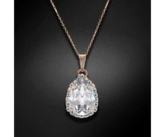 Diamond Sky Jewelry Kaklo papuošalas moterims DiamondSky "Celestial Drop III" su Swarovski kristalais