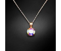 Diamond Sky Jewelry Kaklo papuošalas moterims DiamondSky „Juno (Aurore Boreale)“ su Swarovski kristalais