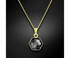 Diamond Sky Jewelry Kaklo papuošalas moterims DiamondSky "Fantasy (Sidabrinis Night)" su Swarovski kristalais