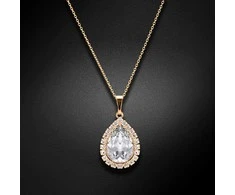 Diamond Sky Jewelry Kaklo papuošalas moterims DiamondSky Celestial Drop su Swarovski kristalais
