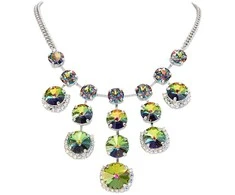 Diamond Sky Jewelry Kaklo papuošalas moterims DiamondSky „Vortex III“ su Swarovski kristalais