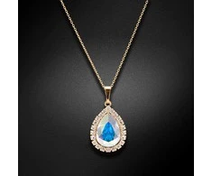 Diamond Sky Jewelry Papuošalų rinkinys moterims DiamondSky Celestial Drop (Aurora Borealis) su Swarovski kristalais