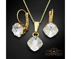 Diamond Sky Jewelry Papuošalų rinkinys moterims DiamondSky "Mystic" su Swarovski kristalais