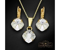 Diamond Sky Jewelry Papuošalų rinkinys moterims DiamondSky "Mystic" su Swarovski kristalais