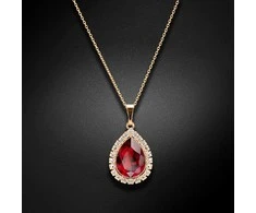 Diamond Sky Jewelry Papuošalų rinkinys moterims DiamondSky Celestial Drop (Siam) su Swarovski kristalais