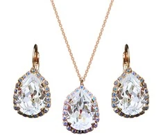 Diamond Sky Jewelry Papuošalų rinkinys moterims DiamondSky „Celestial Drop III“ su Swarovski kristalais