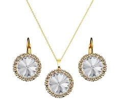 Diamond Sky Jewelry Papuošalų rinkinys moterims DiamondSky Clarice su Swarovski kristalais