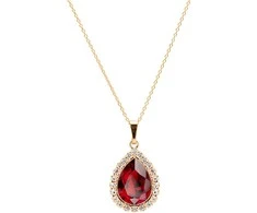 Diamond Sky Jewelry Papuošalų rinkinys moterims DiamondSky Celestial Drop (Siam) su Swarovski kristalais