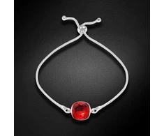 Diamond Sky Jewelry Sidabrinė apyrankė moterims DiamondSky "Glare (Light Siam)"