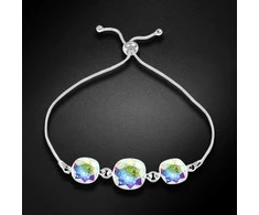 Diamond Sky Jewelry Sidabrinė apyrankė moterims DiamondSky "Glare II (Aurora Borealis)"