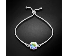 Diamond Sky Jewelry Sidabrinė apyrankė moterims DiamondSky "Glare (Aurora Borealis)"