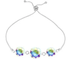 Diamond Sky Jewelry Sidabrinė apyrankė moterims DiamondSky "Glare II (Aurora Borealis)"
