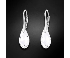 Diamond Sky Jewelry Sidabriniai auskarai moterims DiamondSky „Enchanté" su Swarovski kristalais