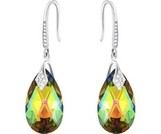 Diamond Sky Jewelry Sidabriniai auskarai moterims DiamondSky „Baroque III (Vitrail Medium)“ su Swarovski kristalais