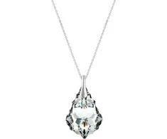 Diamond Sky Jewelry Sidabrinis kaklo papuošalas moterims DiamondSky „Baroque V (Comet Argent Light)“ su Swarovski kristalais