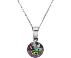 Diamond Sky Jewelry Sidabrinis kaklo papuošalas moterims DiamondSky „Classic (Vitrail Medium)“ su Swarovski kristalais