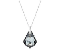 Diamond Sky Jewelry Sidabrinis kaklo papuošalas moterims DiamondSky „Baroque V (Sidabrinis Night)“ su Swarovski kristalais