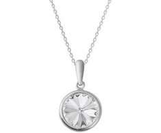 Diamond Sky Jewelry Sidabrinis kaklo papuošalas moterims DiamondSky „Clarice“ su Swarovski kristalais