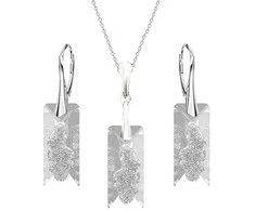 Diamond Sky Jewelry Sidabrinis papuošalų rinkinys moterims DiamondSky „Growing Crystal II“ su Swarovski kristalais