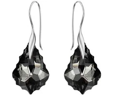 Diamond Sky Jewelry Sidabrinis papuošalų rinkinys moterims DiamondSky „Baroque IV (Sidabrinis Night)“ su Swarovski kristalais
