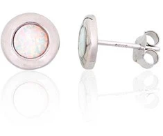 Sidabriniai auskarai moterims DiamondSky „Moon Charm XV“