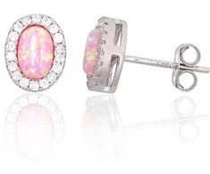 Sidabriniai auskarai moterims DiamondSky „Moon Charm V“