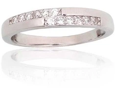 Sidabrinis žiedas Diamond Sky "Crystal Path VII"