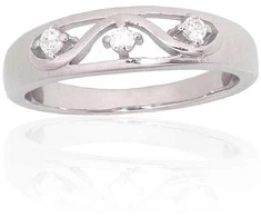 Sidabrinis žiedas Diamond Sky "Louise VII"