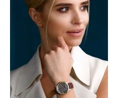Spark Moteriškas laikrodis "Punto" su Swarovski kristalais