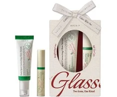 [AXIS-Y] Dviejų funkcijų rinkinys „Glass Skin“, 50 ml veido serumo + 10 ml paakių serumo