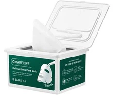 Beausta BEAUSTA Cicarecipe Daily Soothing Care Mask 30 sheets korėjietiška lakštinė veido kaukė Unisex
