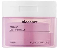 BIODANCE COLLAGEN GEL toniko veido padeliai, 60 vnt