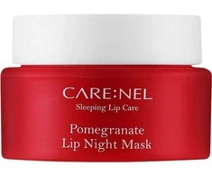 CARENEL Granatų lūpų kaukė nakčiai 23 g
