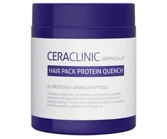 CERACLINIC Dermaid 4.0 Hair Pack Protein Quench - atkurianti plaukų kaukė su baltymų, aminorūgščių ir peptidų kompleksu, 250 ml