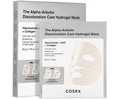 COSRX Arbutin Discoloration Care Hydrogel Mask, 34g * 3 pcs