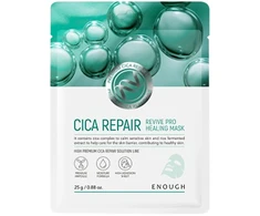 ENOUGH Cica Repair Revive Pro Mask - raminanti lakštinė veido kaukė su hialiurono ekstraktu, 1vnt